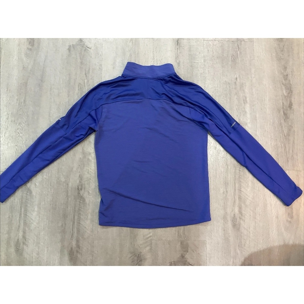 Nike Men's Dri Fit Element Purple Reflective 1/4 Zip Running Sleeve DJ0531-430 M - Picture 4 of 4